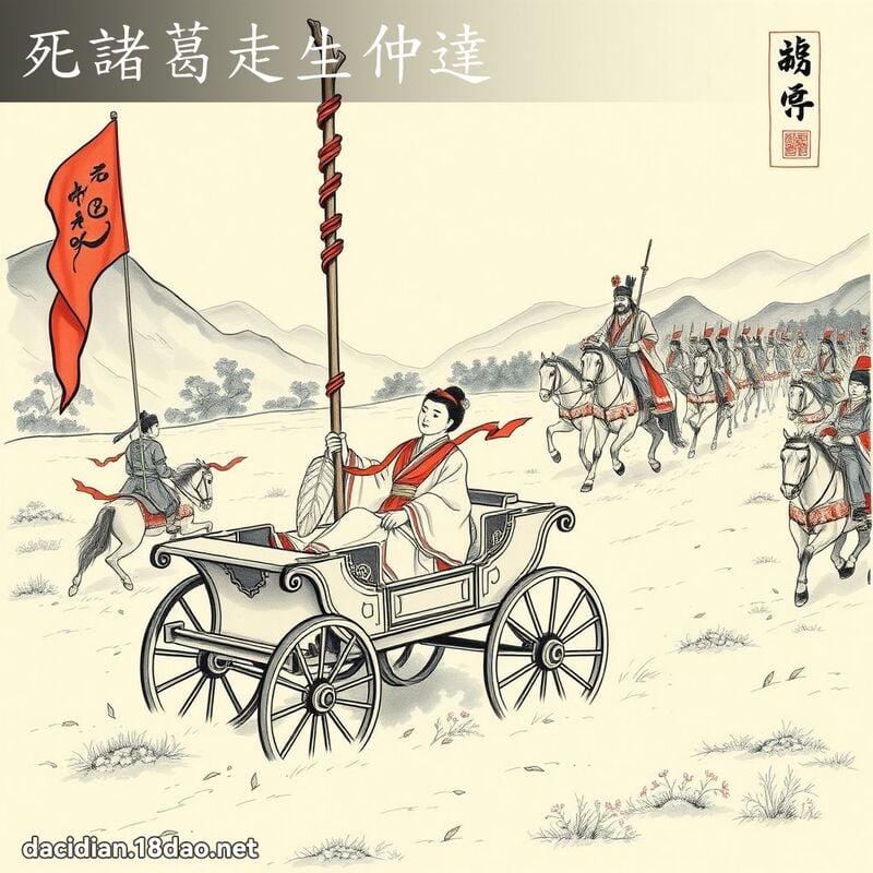 死诸葛走生仲达 配图