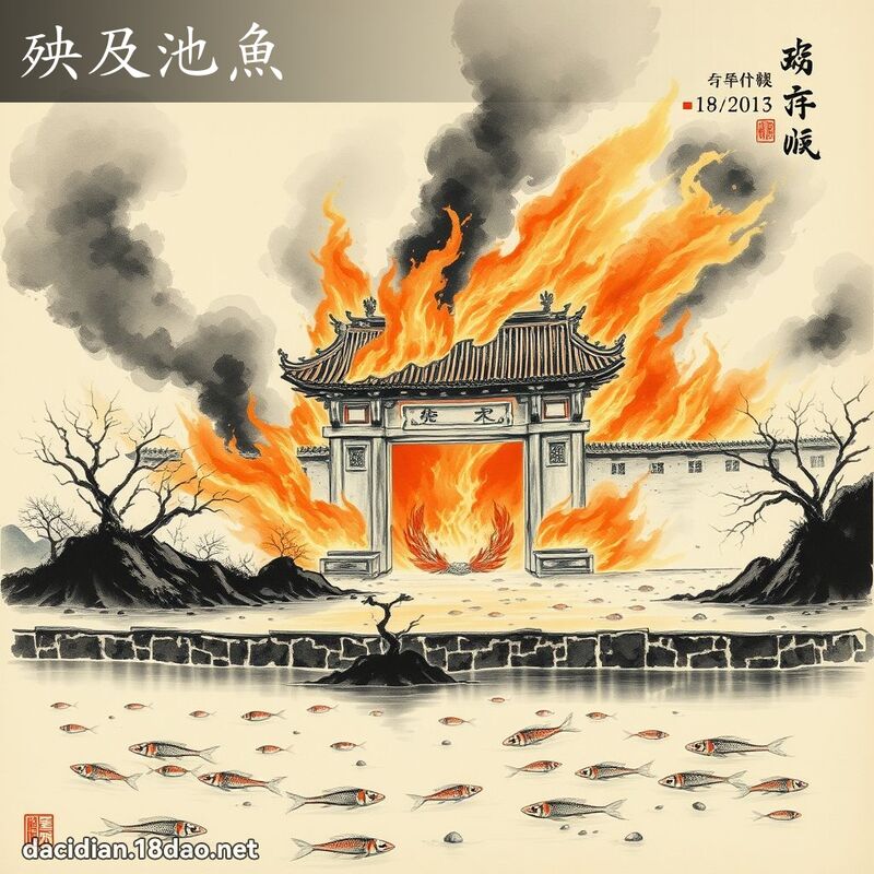 殃及池鱼 配图