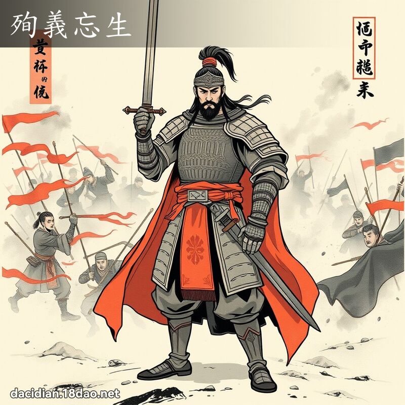 殉义忘生 配图