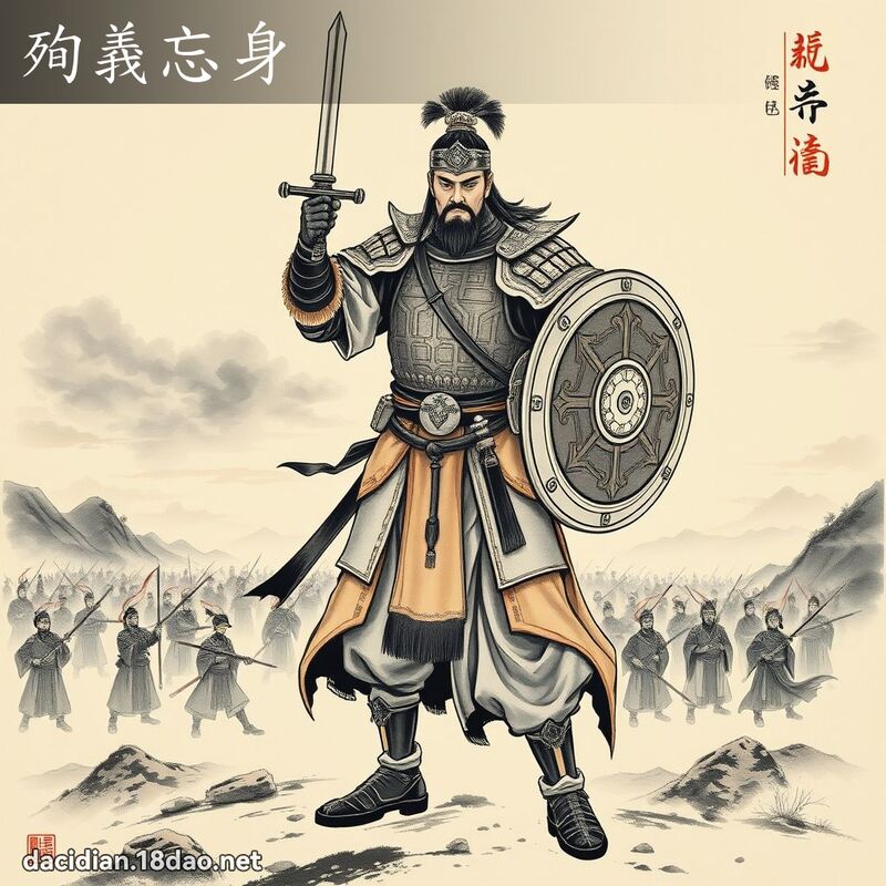 殉义忘身 配图