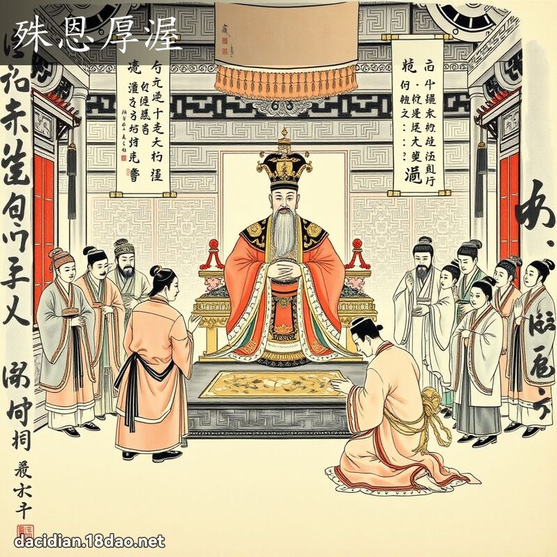 殊恩厚渥 配图