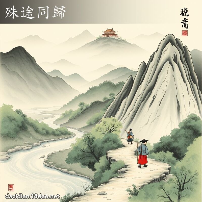 殊途同歸 配图