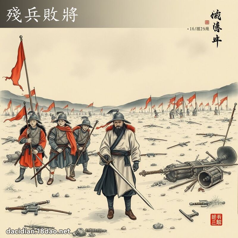 殘兵敗將 配图