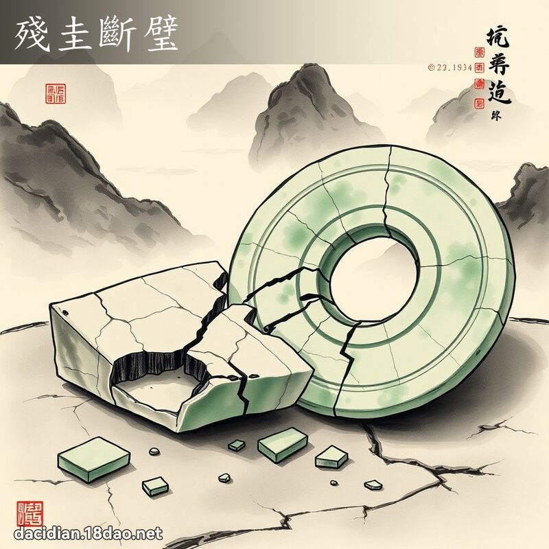 殘圭斷璧 配图
