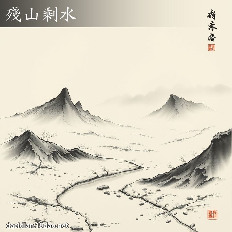 殘山剩水 配图