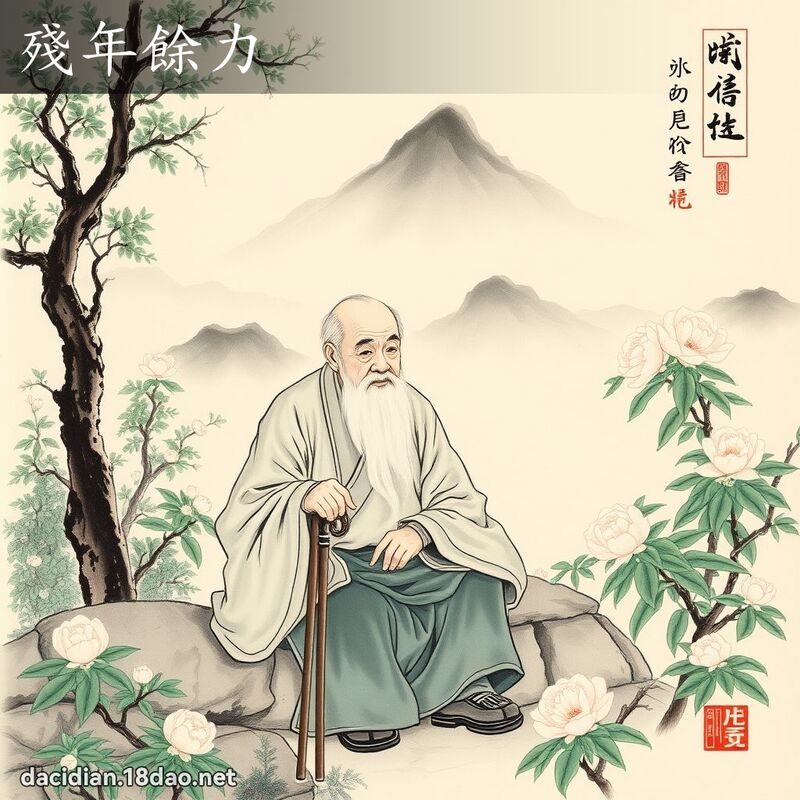 殘年餘力 配图