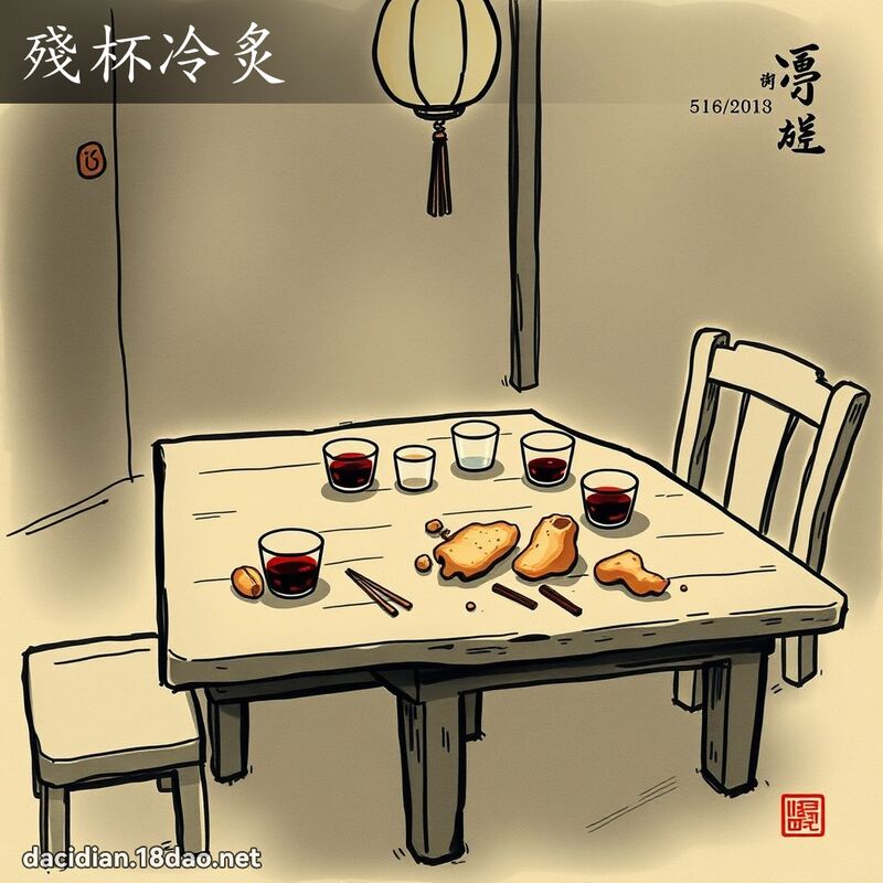 殘杯冷炙 配图