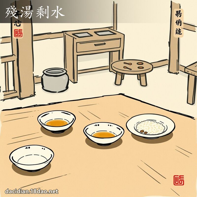 殘湯剩水 配图