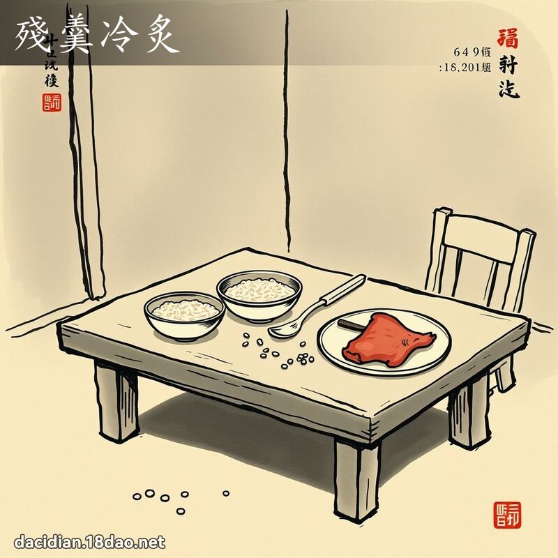 殘羹冷炙 配图