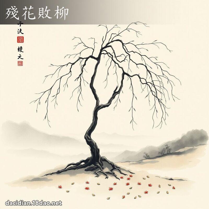 殘花敗柳 配图
