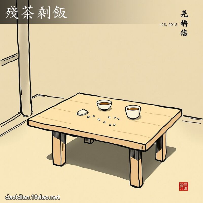 殘茶剩飯 配图
