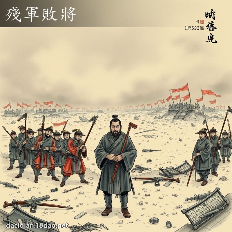 殘軍敗將 配图