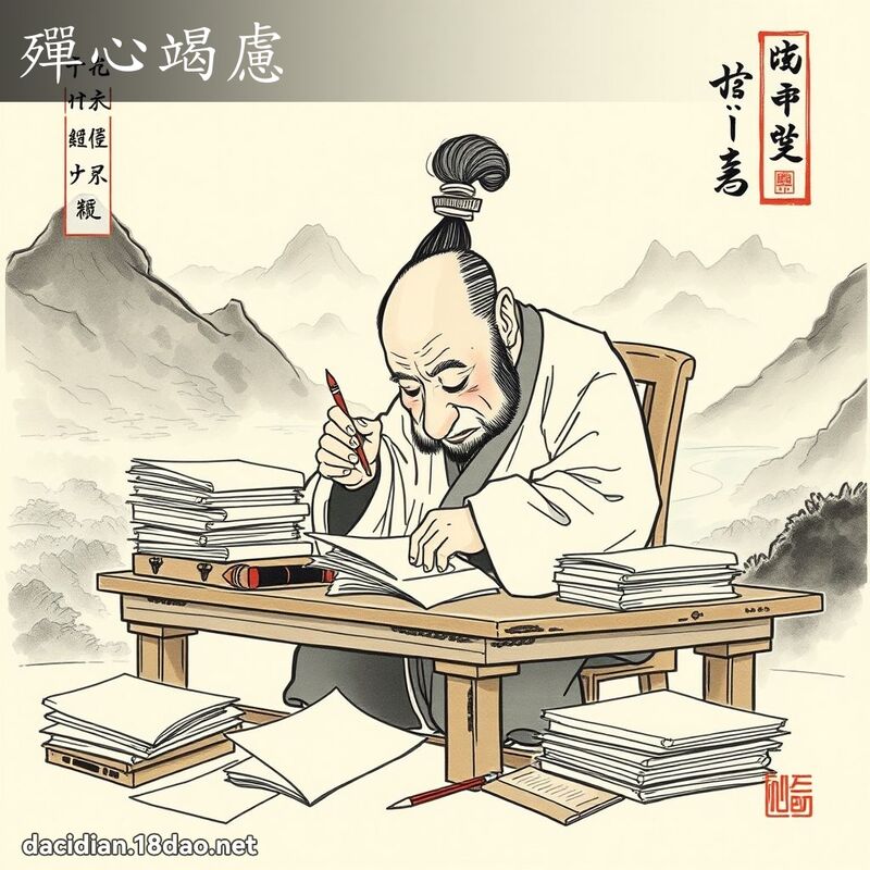 殫心竭慮 配图