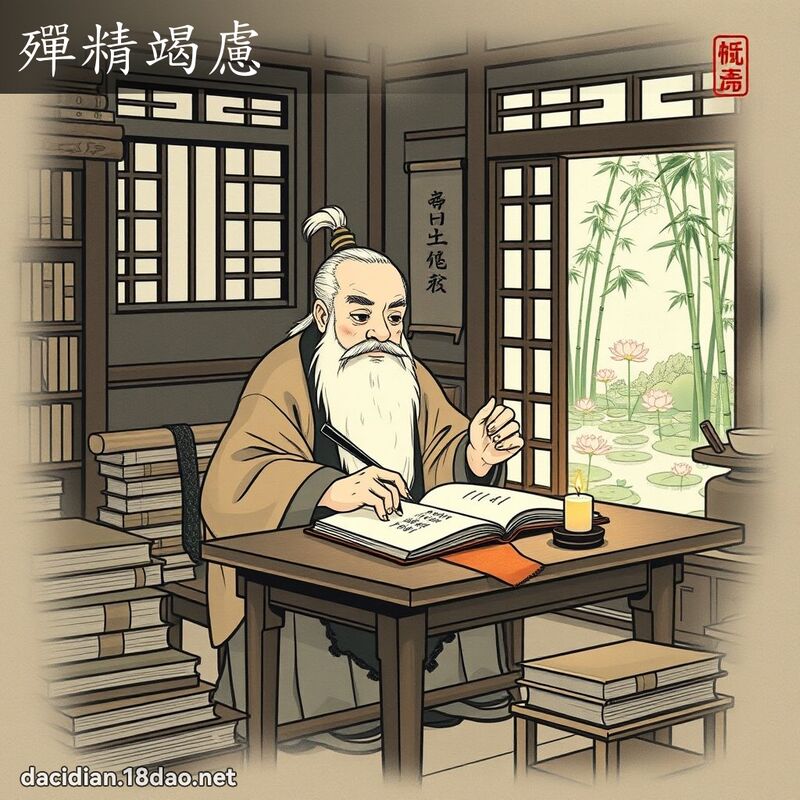 殫精竭慮 配图