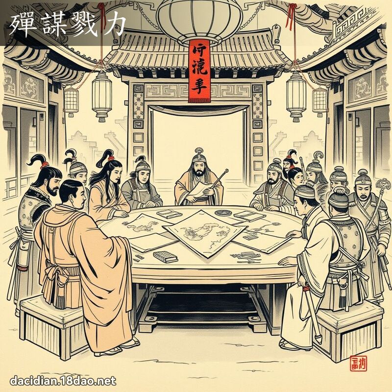 殫謀戮力 配图