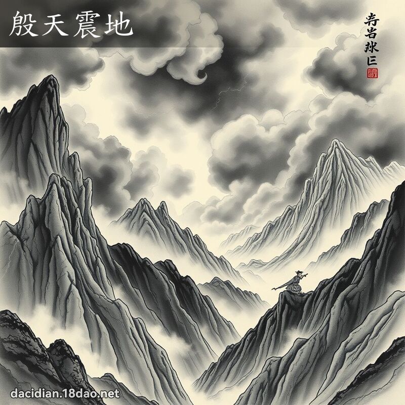 殷天震地 配图