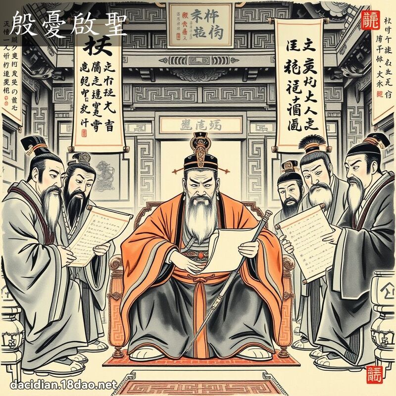 殷憂啟聖 配图