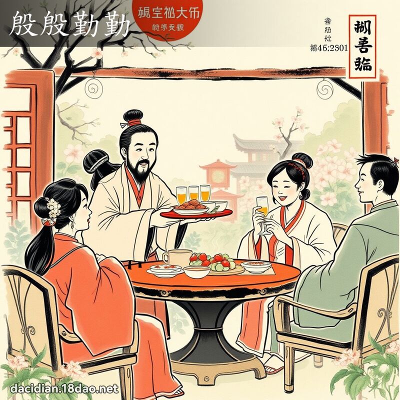 殷殷勤勤 配图