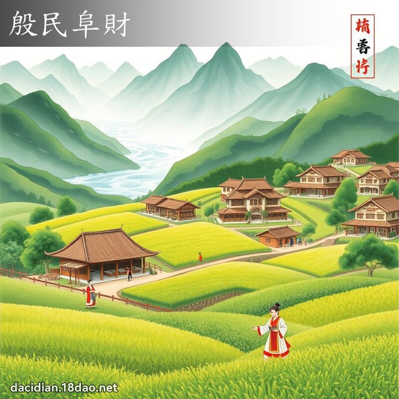 殷民阜財 配图