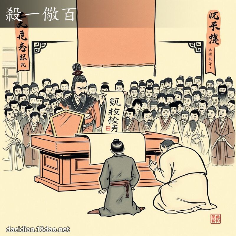 殺一儆百 配图