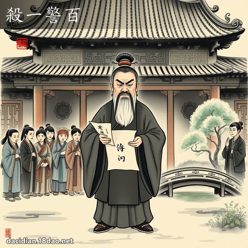 殺一警百 配图