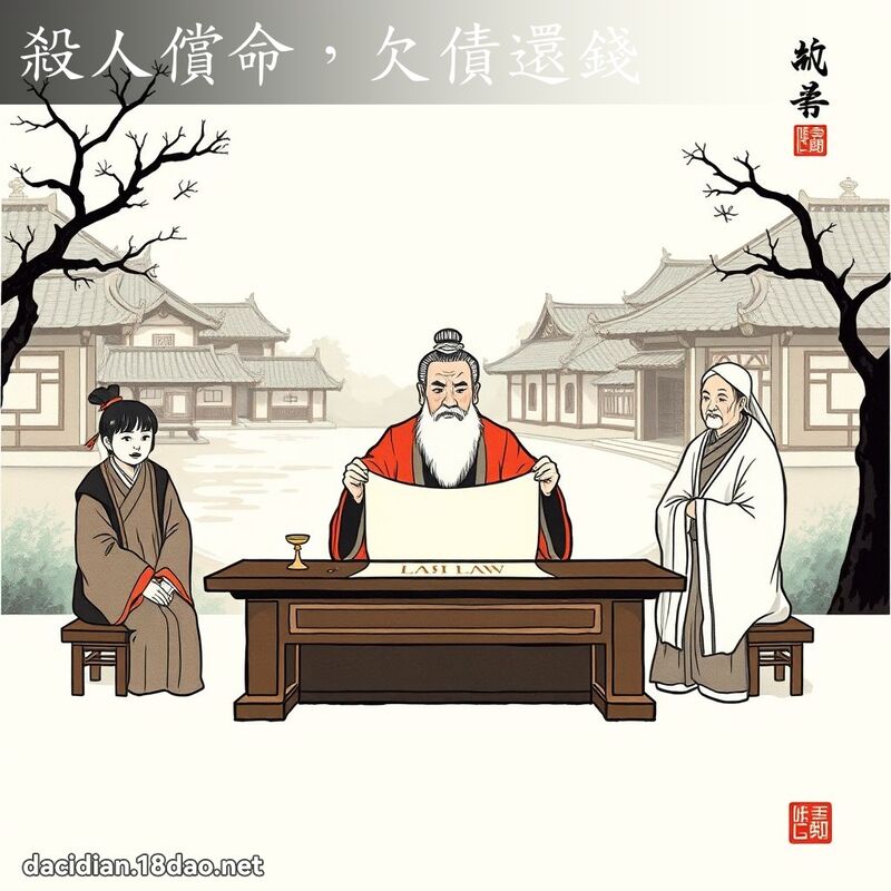 殺人償命,欠債還錢 配图