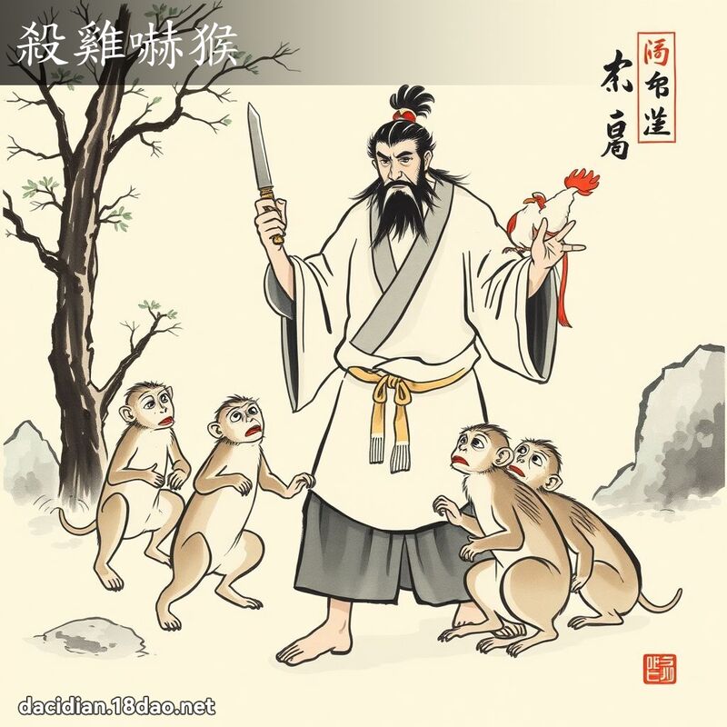杀鸡嚇猴 配图