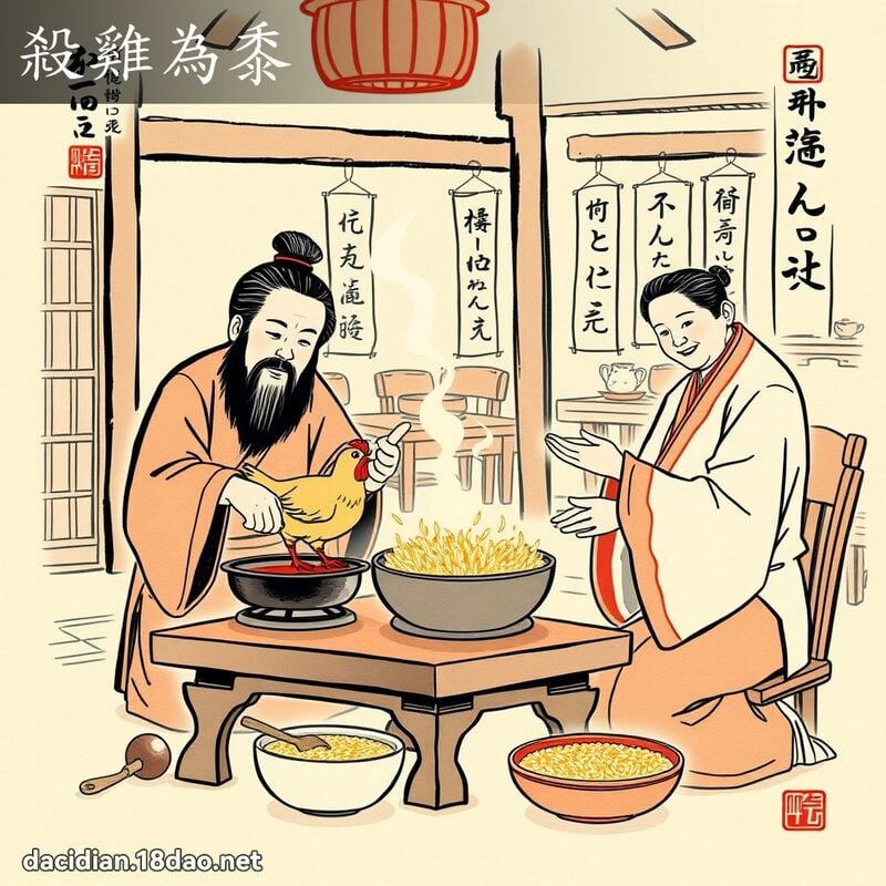 杀鸡为黍 配图