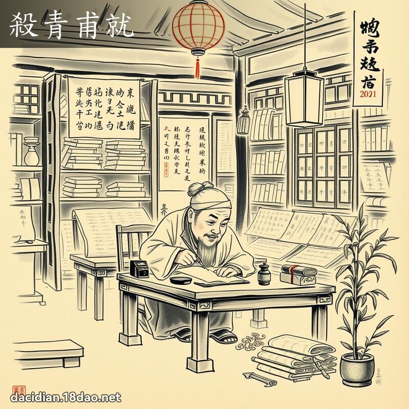 杀青甫就 配图