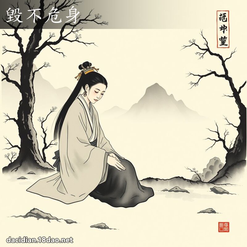 毁不危身 配图
