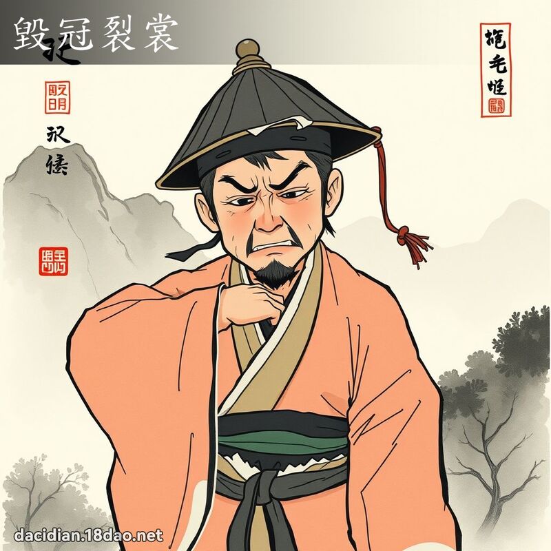毁冠裂裳 配图