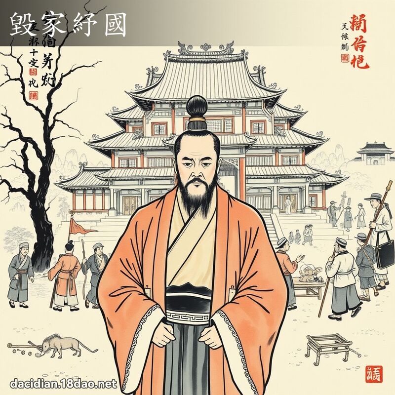 毁家紓国 配图