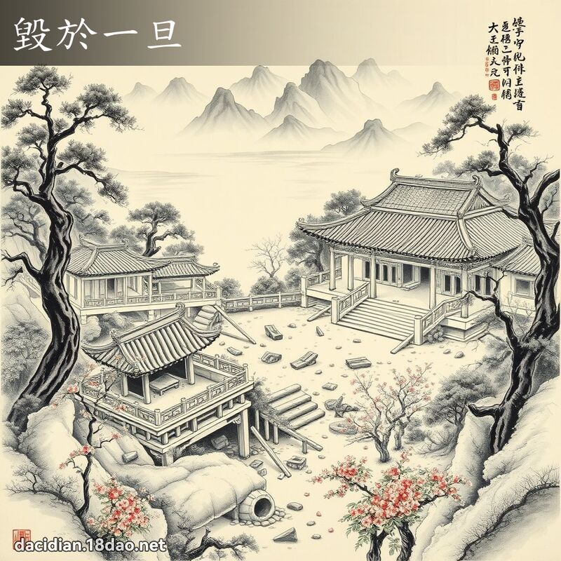 毁於一旦 配图