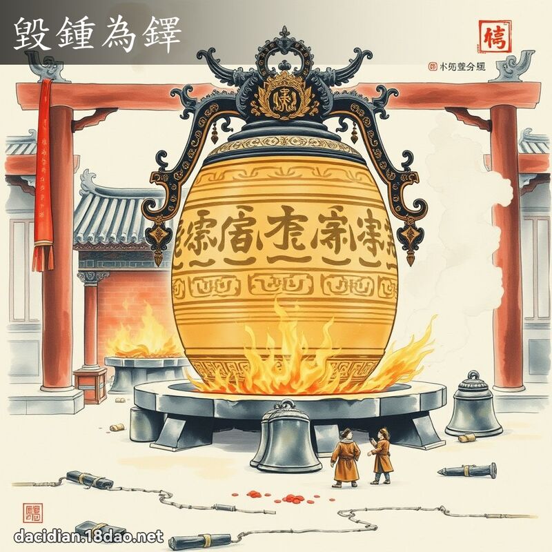 毁钟为鐸 配图