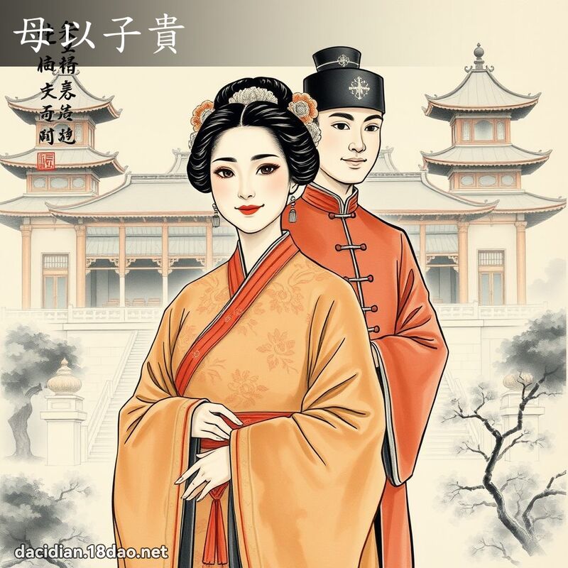 母以子贵 配图