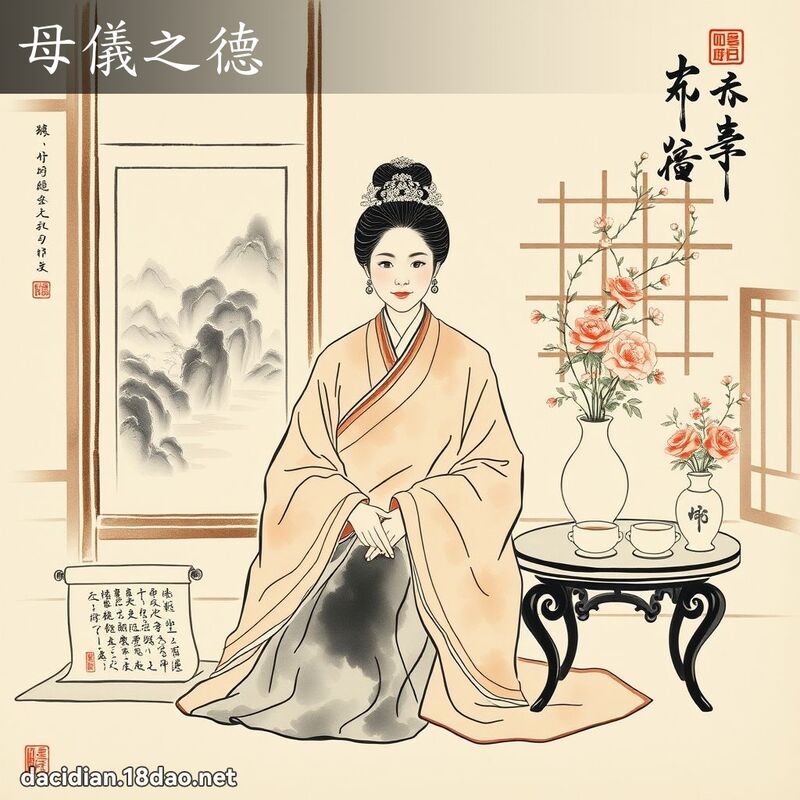 母仪之德 配图