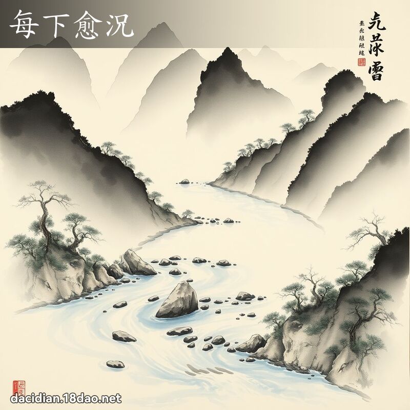 每下愈况 配图