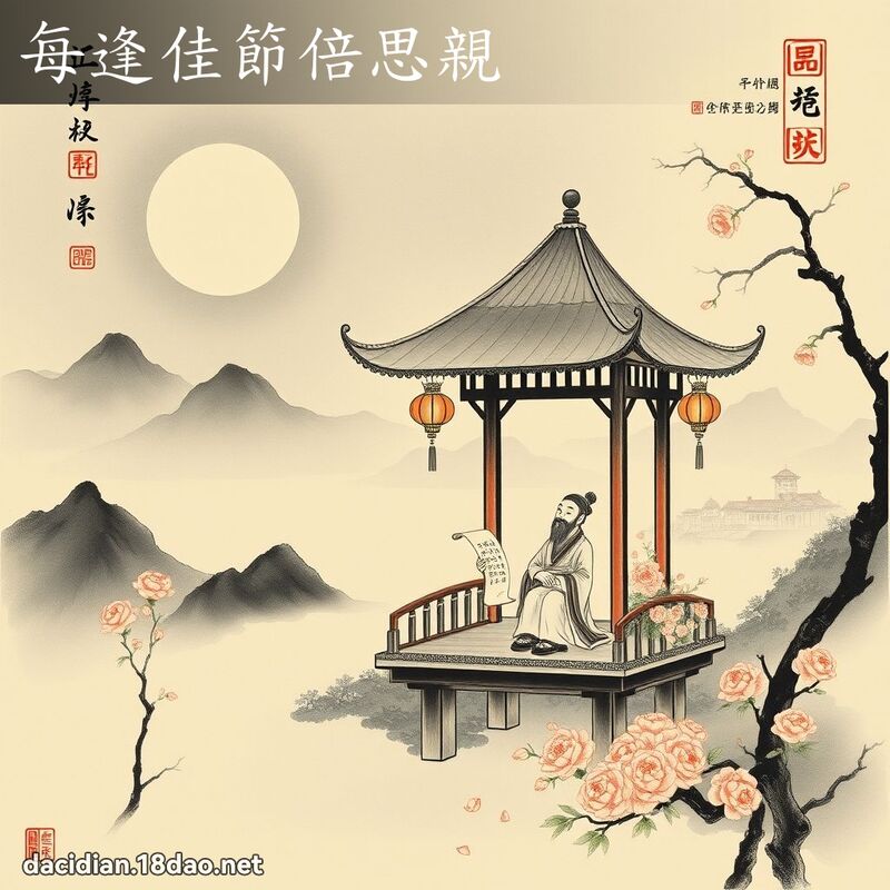 每逢佳节倍思亲 配图