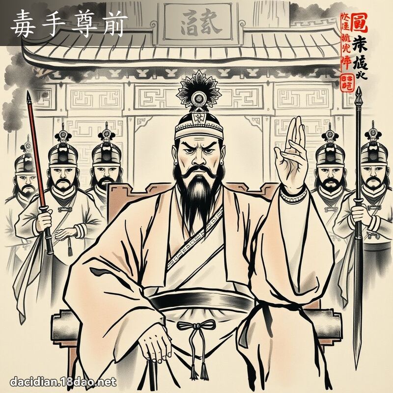 毒手尊前 配图