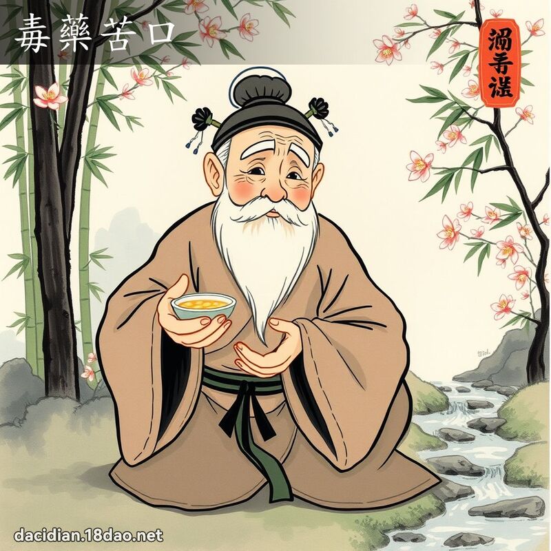 毒药苦口 配图
