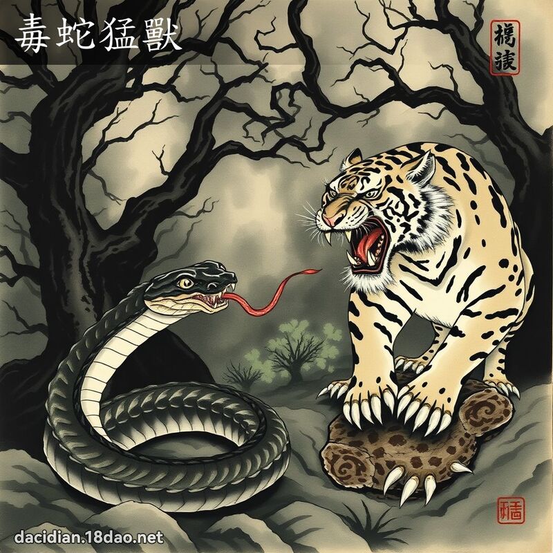毒蛇猛兽 配图