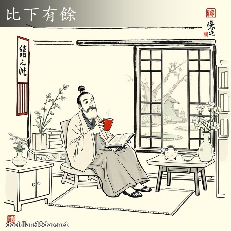 比下有余 配图