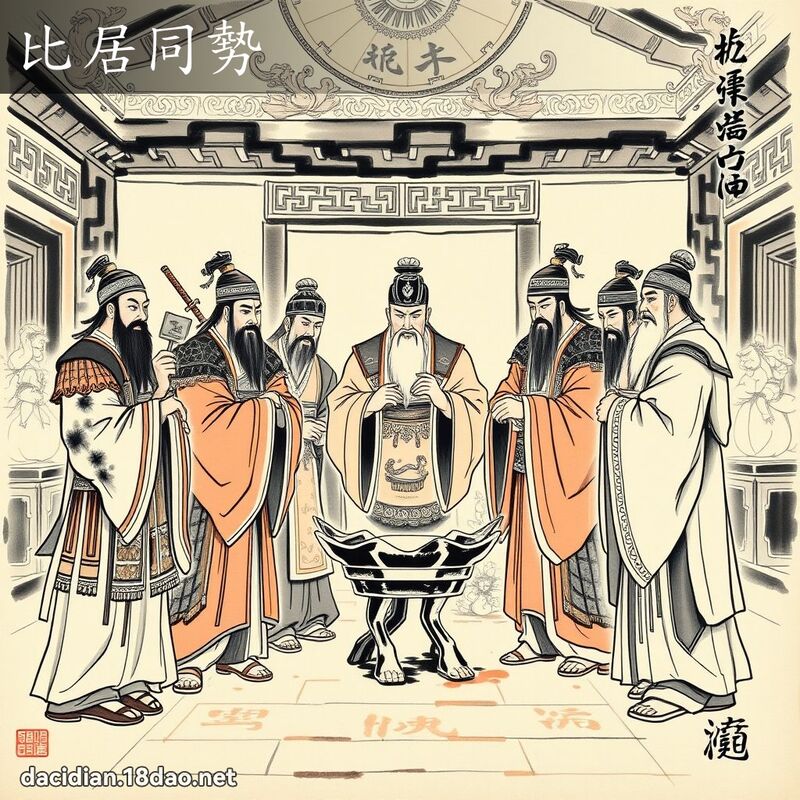 比居同势 配图