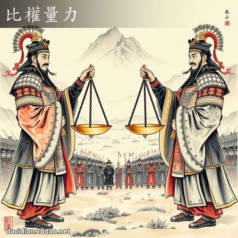 比权量力 配图