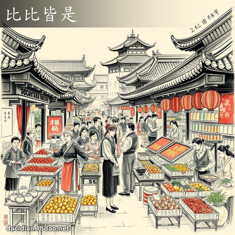 比比皆是 配图