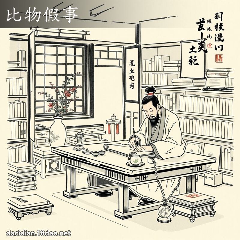 比物假事 配图