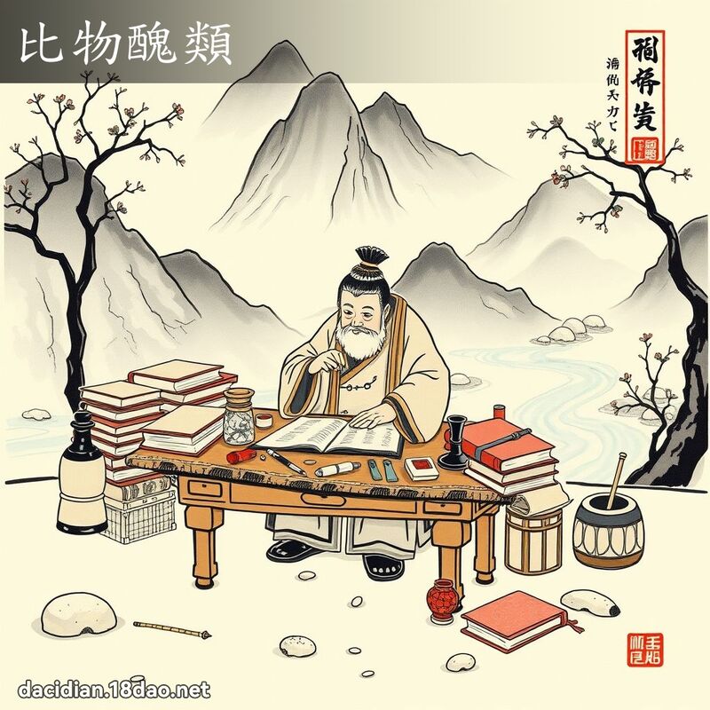 比物丑类 配图
