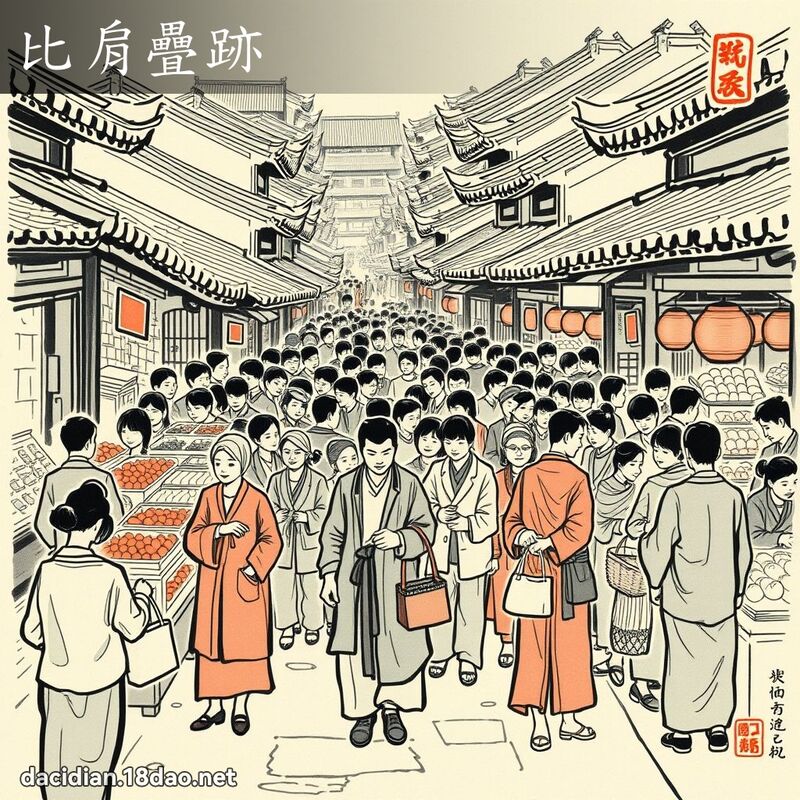 比肩叠跡 配图
