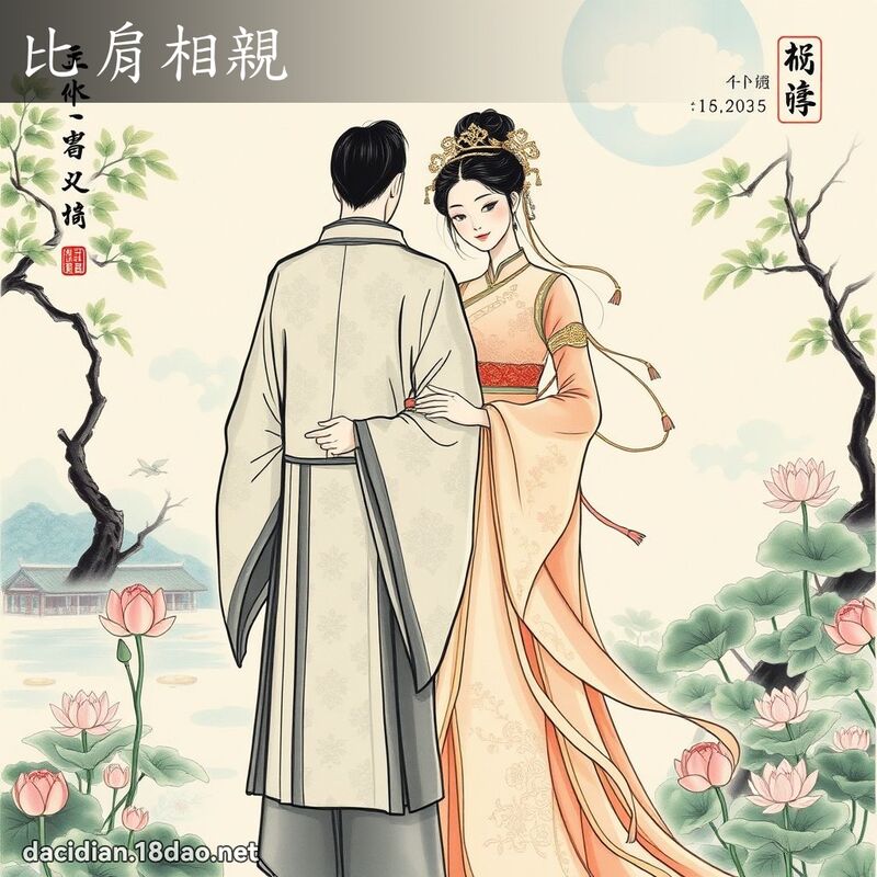 比肩相亲 配图