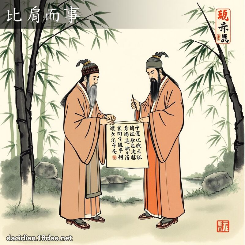 比肩而事 配图